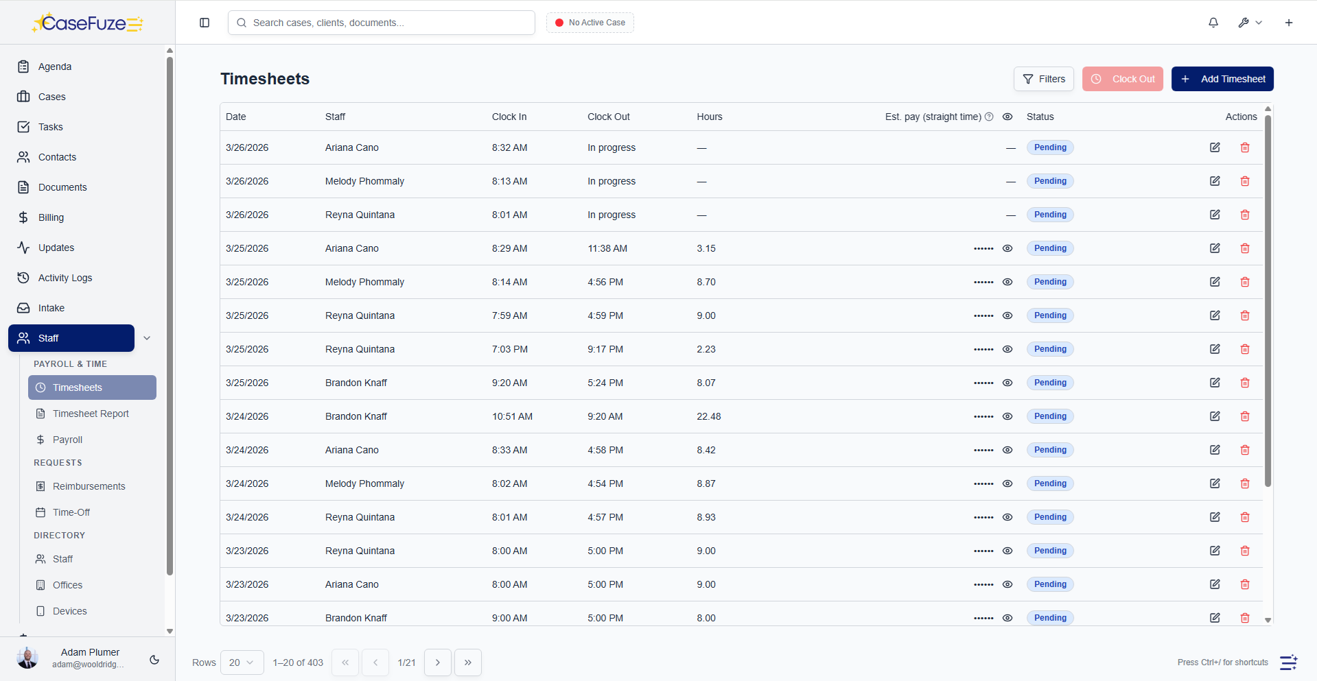 Minimum Time Increments